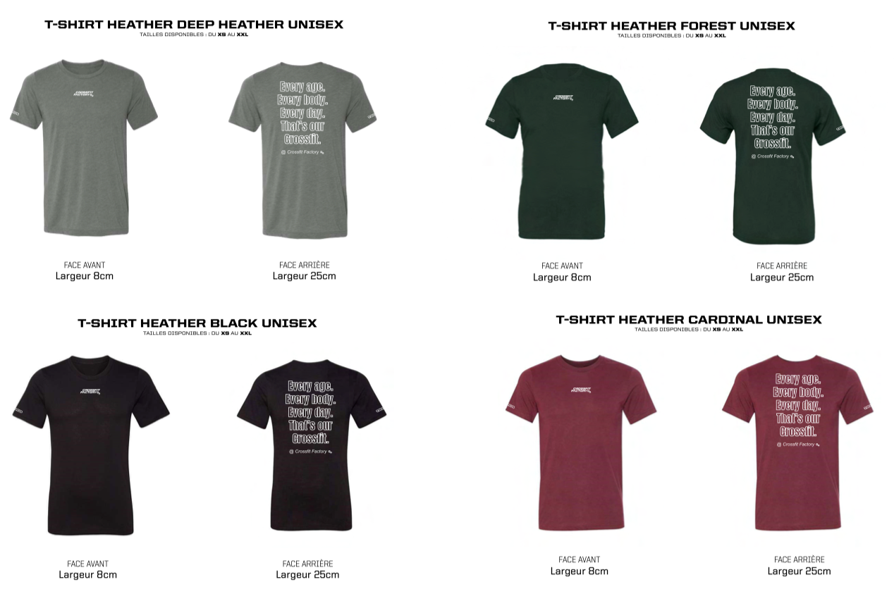 T-shirt entraînement Unisexe