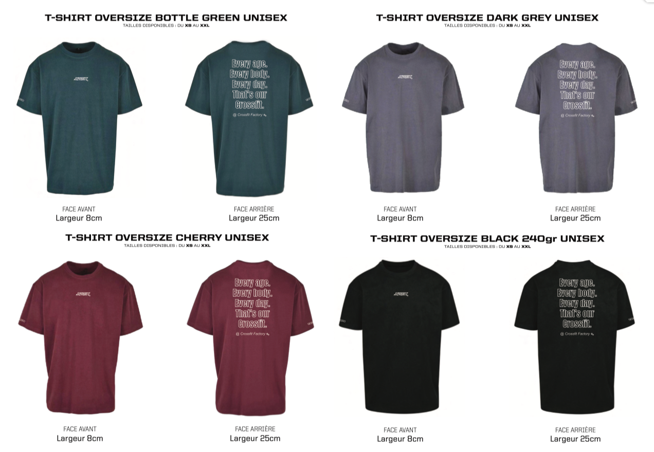 T-shirt OVERSIZE Homme