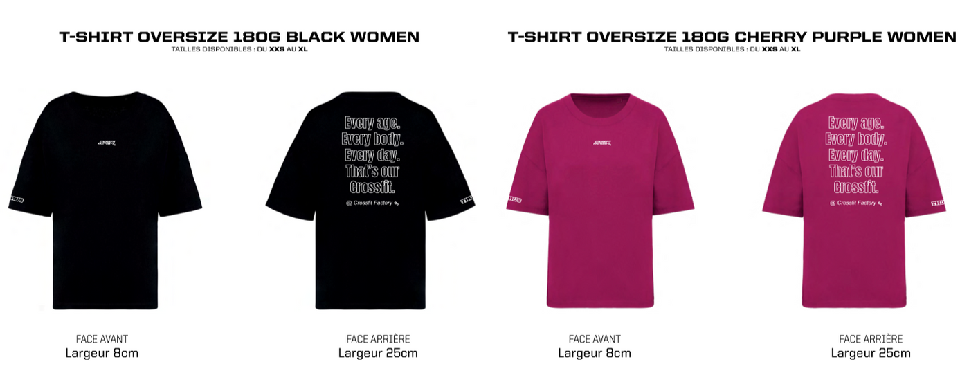 T-shirt OVERSIZE Femme Edition Limitée