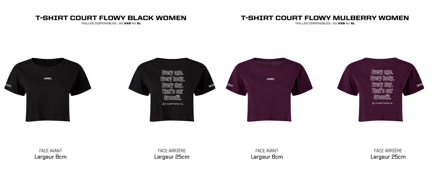 Crop Top Femme Edition Limitée